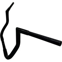 1-1/4" EZ Install Flat Top Handlebar — 32 mm (1-1/4") diameter, 39.5 cm (15-1/2") center width, 25.5 cm (10") rise