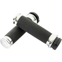 Puños County Line — 25,4 mm (1\") diámetro del manillar, cromado