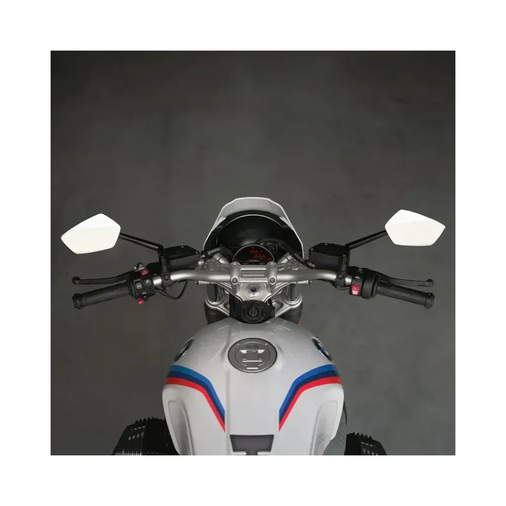 mo.view Race 150 mm Mirror — 15 cm stem, Black