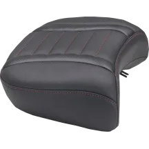 Asiento Deluxe Wide Touring para pasajero — receso de 13", Negro, Rojo