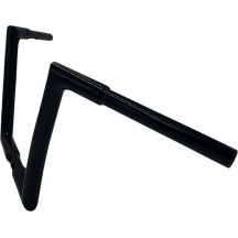 1-1/4" EZ Install Flat Top Handlebar — 1-1/4" clamp, 10" rise, 35" width, Black