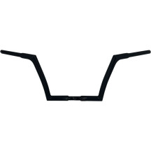 1-1/4" EZ Install Flat Top Handlebar — 1-1/4" clamp, 10" rise, 35" width, Black