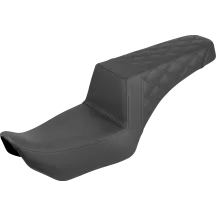 Asiento Step-Up — Largo total 76 cm, Largo conductor 34,5 cm, Ancho conductor 25,5 cm, Negro, 2 plazas