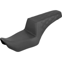 Asiento Step-Up — Largo total 76 cm, Largo conductor 34,5 cm, Ancho conductor 25,5 cm, Negro, 2 plazas