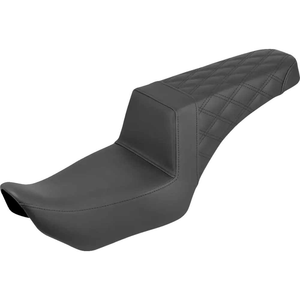 Asiento Step-Up — Largo total 76 cm, Largo conductor 34,5 cm, Ancho conductor 25,5 cm, Negro, 2 plazas