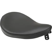 Asiento solo pequeño con muelles — 33 cm (13\"), 44 mm (1-3/4\") , negro