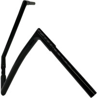 Manillar plano EZ Install de 1-1/4" — diámetro de sujeción 1-1/4", ancho 35", alzada 16", negro