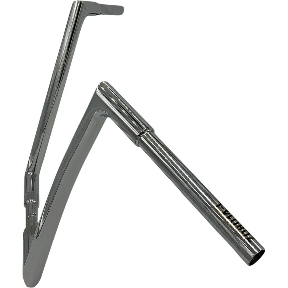 Manillar plano EZ de 1-1/4" — abrazadera 32 mm, elevación 35,5 cm, retroceso 20,5 cm, cromo