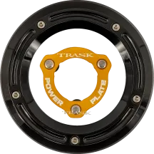 Derby Cover and Power Plate Kit — Black/Gold