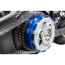 Kit de cesta de embrague — Azul, aluminio mecanizado