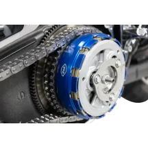 Kit de cesta de embrague — Azul, aluminio mecanizado