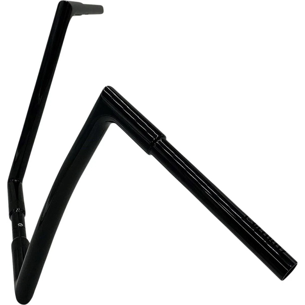 Manillar plano EZ Install 1-1/4" — abrazadera 1-1/4 in, ancho central 10-1/4 in, elevación 14 in, negro