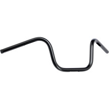 1" Handlebar w/ TBW Plugs — 25.4 mm clamp, 77.5 cm (30-1/2") width, 15 cm rise, Black