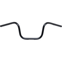 1" Handlebar w/ TBW Plugs — 25.4 mm clamp, 77.5 cm (30-1/2") width, 15 cm rise, Black