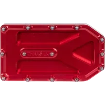 Almohadilla del pedal de freno Aggressor — 4.75" x 2.75", Rojo