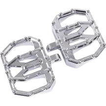 Mini Aggressor Floorboards — 12.1 cm, 89 mm, Chrome