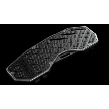 Reposapiés — Montaje atornillado, negro