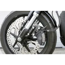 15" Big Brake Jagged Floating Rotor Kit — 381 mm (15"), Chrome