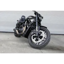 15" Big Brake Jagged Floating Rotor Kit — 381 mm (15"), Chrome