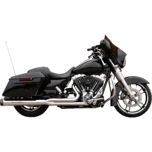 2-into-1 Sidewinder Exhaust System — 2-into-1 system, 4.5" muffler, Chrome, 50 State