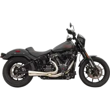 2-into-1 The Ripper Exhaust System — reverse cone end cap, chrome, 18 mm oxygen sensor