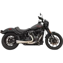 2-into-1 The Ripper Exhaust System — reverse cone end cap, chrome, 18 mm oxygen sensor