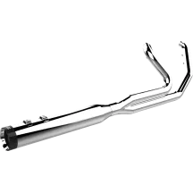 2-into-1 Outlaw-SR Exhaust System — 4-1/2" muffler, chrome