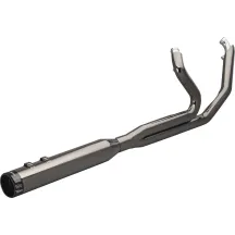 2-into-1 Outlaw-SR Exhaust System — 4-1/2" muffler, Eclipse® finish