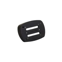 Adaptador de montaje para matrícula — HD, negro mate
