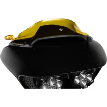 Genesis® 4 Dynamic LED Road Glide® Windshield Trim — HD, Black, Smoke lens, Pair