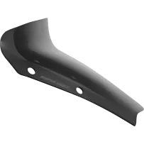 Spoiler para parabrisas — 3 pulg. (76,2 mm), Negro ahumado oscuro