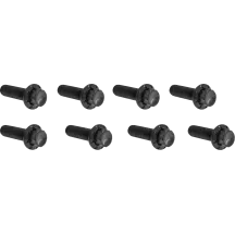 Lifter Block Titanium 12-Point Bolt Kit — Black