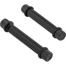 Footpeg Titanium 12-Point Bolt Kit — Black