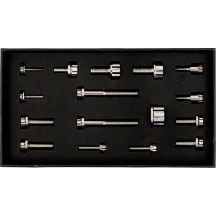 Bitchin' Bolts Peg Mount — Titanium, for M8 models, Silver