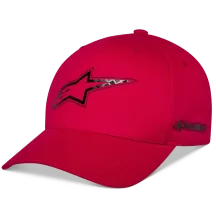 Gorra Snapback de Fibra de Carbono — Rojo, Talla única