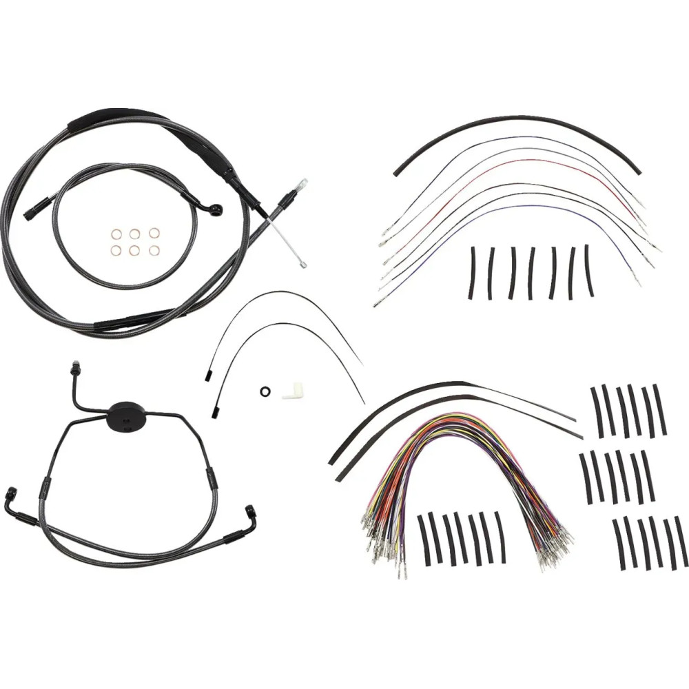 1-1/4" Viking Handlebar Installation Kit — 1-1/4" diameter, 14" rise, 10-1/2" sweep, 32-1/4" width