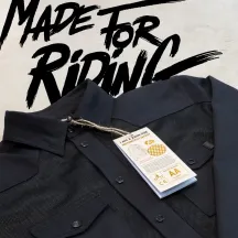 Aero Mesh Motoshirt — Size M, Black