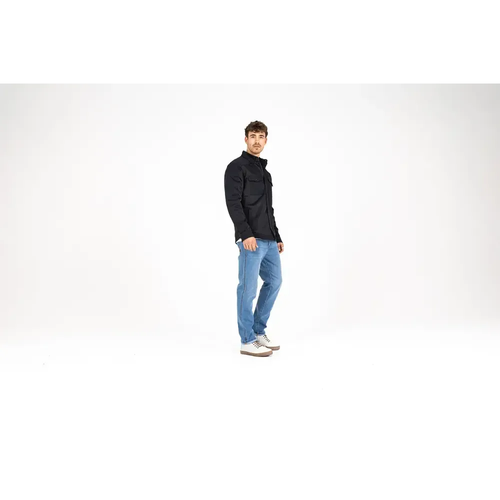 Aero Mesh Motoshirt — L, Black