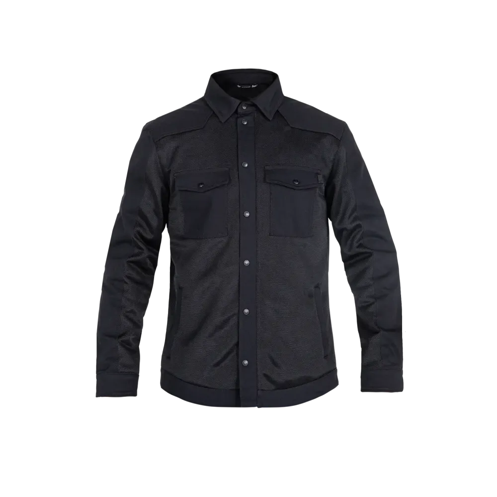 Aero Mesh Motoshirt — 5XL, Black