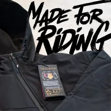 XTM® V3 Sudadera Softshell Rip Stop con capucha — M, Negro