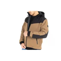 XTM® V3 Sudadera Softshell Rip Stop con Capucha — 5XL, marrón claro