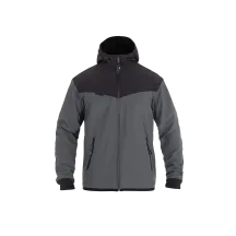 XTM® V3 Sudadera Softshell Rip Stop con capucha — Talla S, Gris