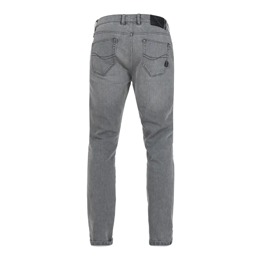 Pioneer Mono Riding Pants — 31/32, slim fit, Light Gray