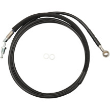 Stainless Steel Hydraulic Clutch Line — 203.5 cm (80-1/8"), Vinyl-Coat Black