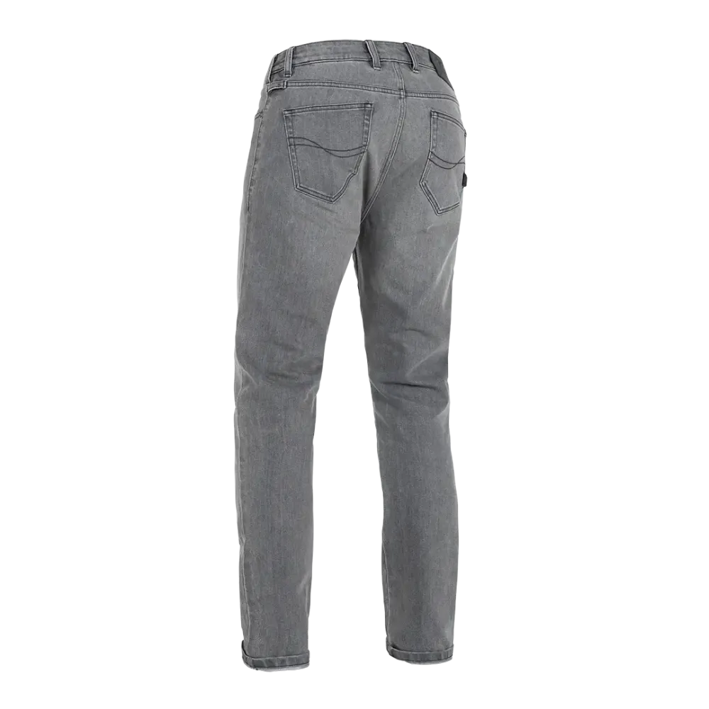 Pioneer Mono Riding Pants — 36/32, Light gray, Slim fit