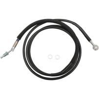 Stainless Steel Hydraulic Clutch Line — 70-1/8" (178 cm), Vinyl-Coat Black