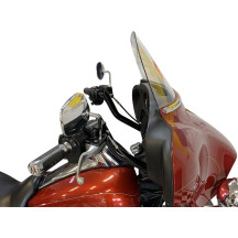 Manillar de 1-1/4" EZ Install con tope puntiagudo — 1-1/4" diámetro, abrazadera 1", elevación 11", negro