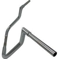 Manillar plano EZ de 1-1/4" — diámetro 1-1/4", abrazadera 1", cromado