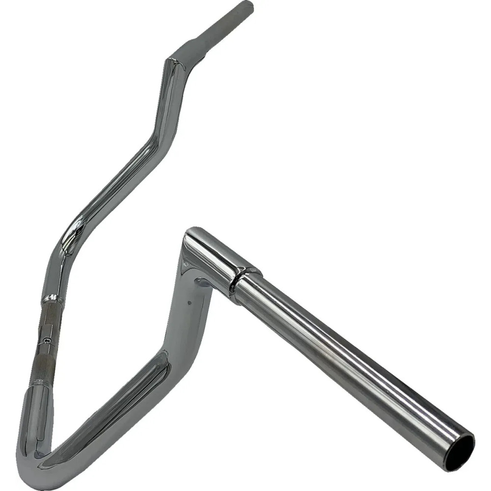 Manillar plano EZ de 1-1/4" — diámetro 1-1/4", abrazadera 1", cromado