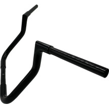 Manillar plano EZ de instalación 1-1/4" — diámetro 32 mm (1-1/4"), abrazadera 25.4 mm (1"), ancho central 39.5 cm (15-1/2")